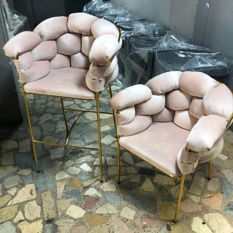 Balon Bar Sandalyesi İnci Masa Sandalye