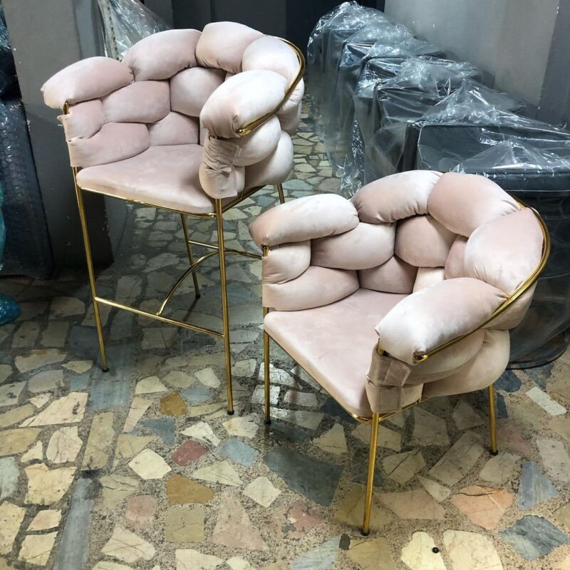 Balon Bar Sandalyesi İnci Masa Sandalye